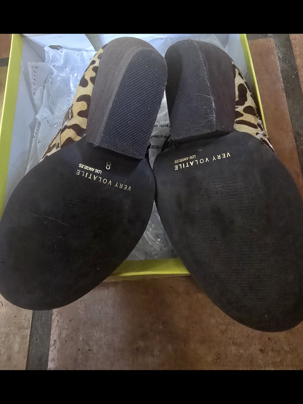 Volatile Leopard Print Ankle Booties - Tan & Brown - Picture 4 of 7